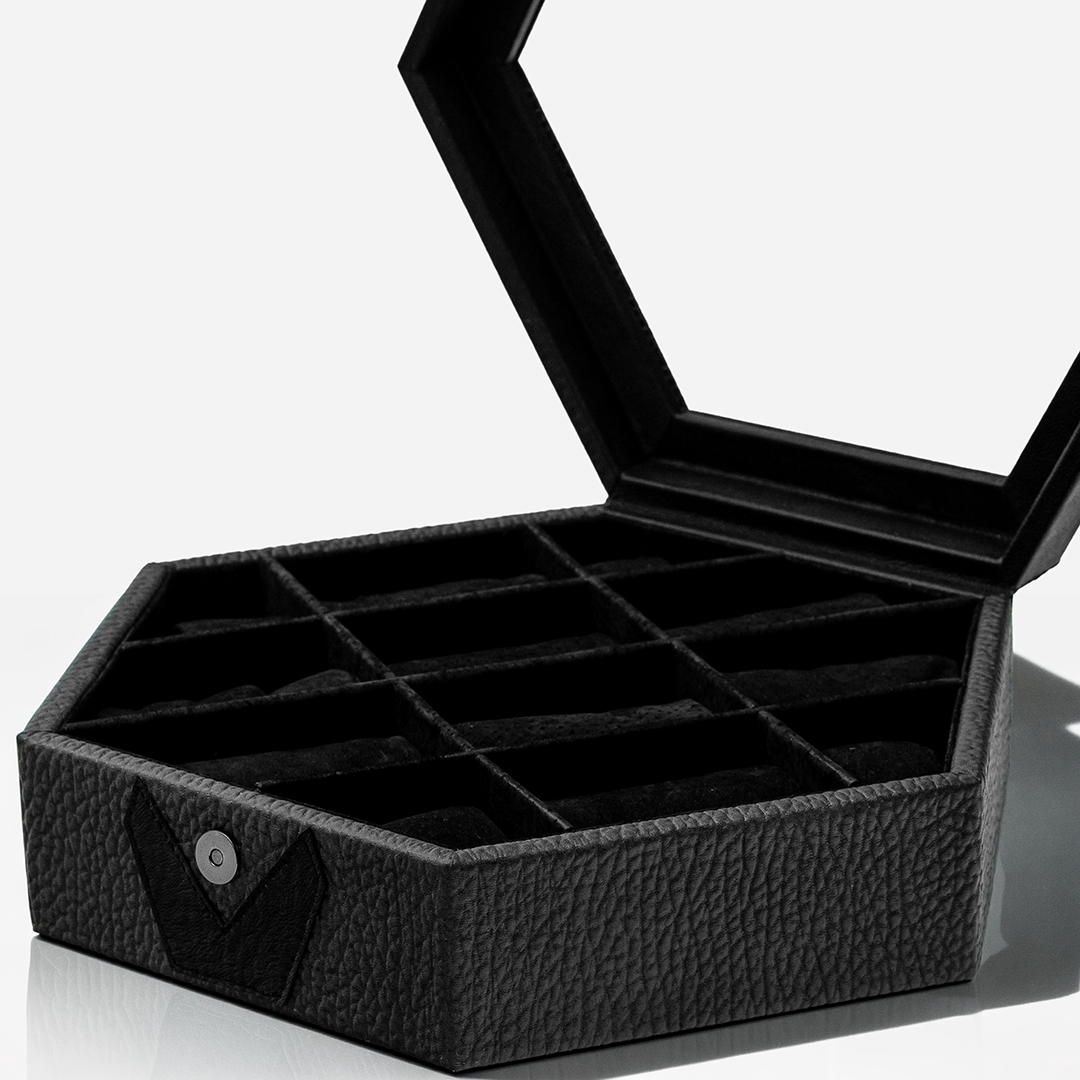 Caja Relojera Hexa Noir