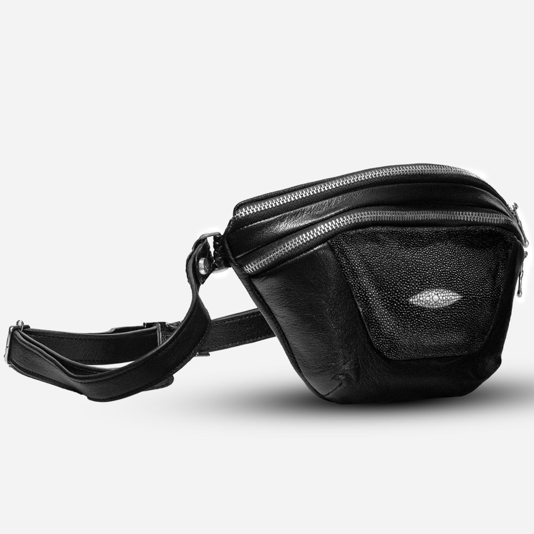 Cangurera "The Keeper" - Stingray Black