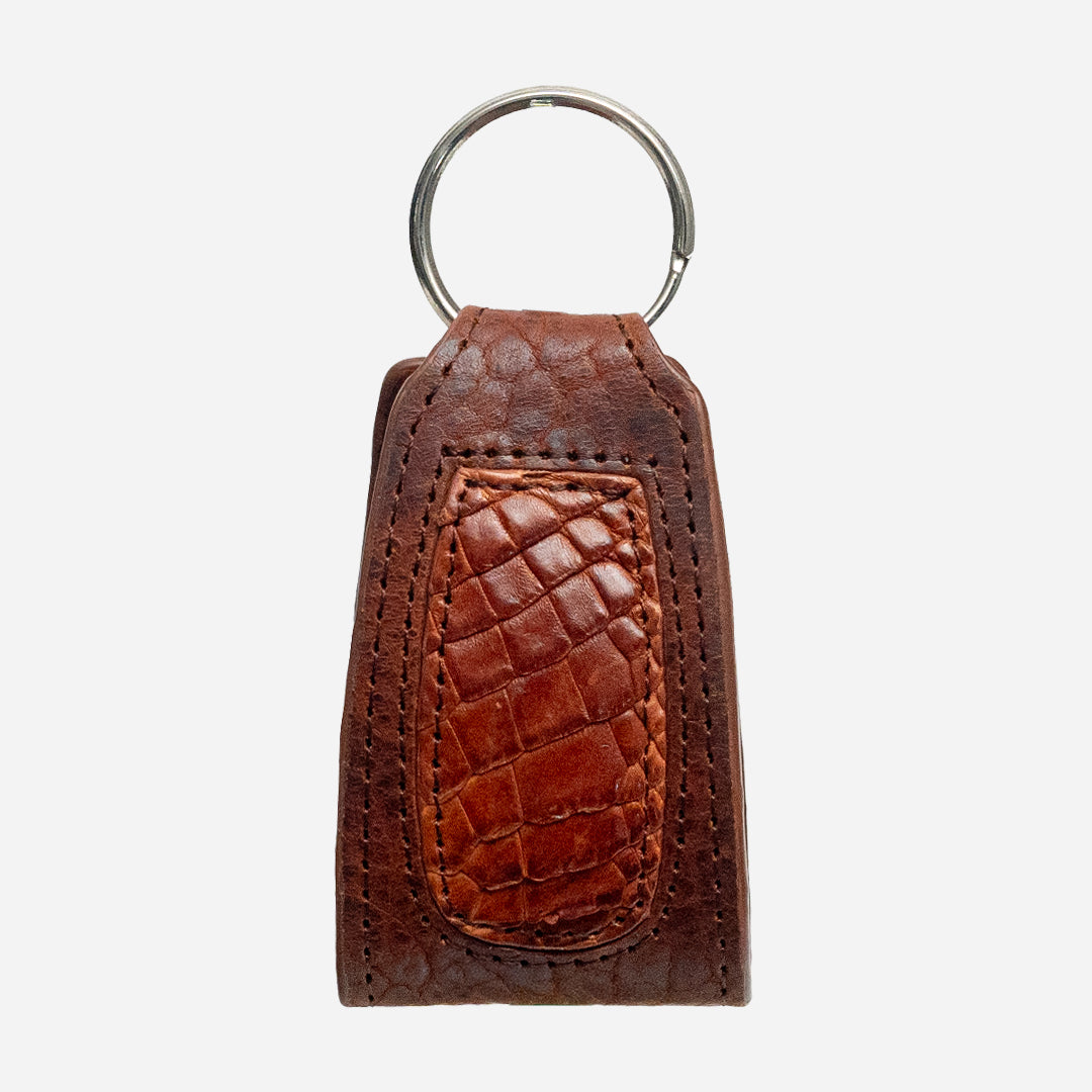 Llavero "The Shield" - Billionaire Croc Cognac Flame
