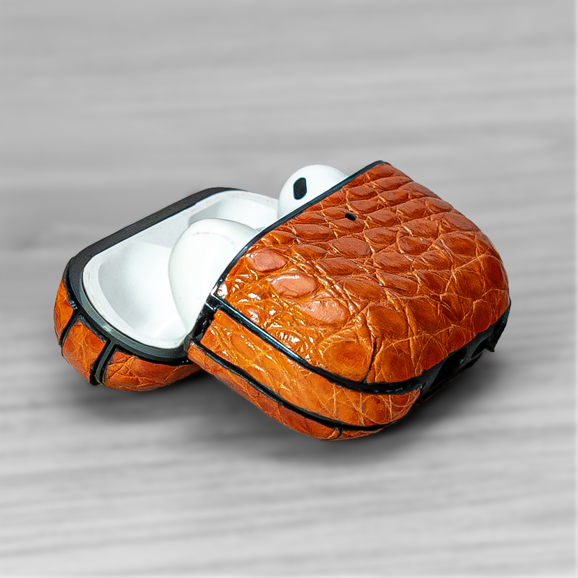 Funda Airpods Pro 3Gen - Billionaire Croc Orange Sunset