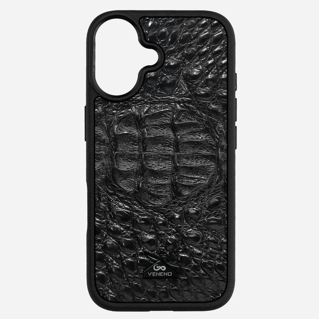 Funda iPhone 17 Phantom Croc Black