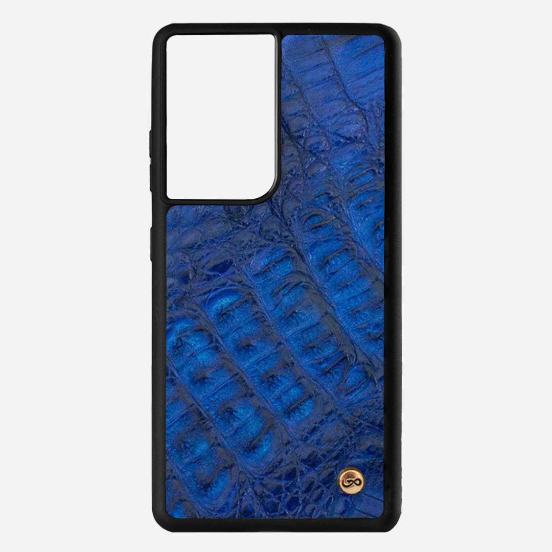 Funda S21 Ultra Billionaire Croc Blue