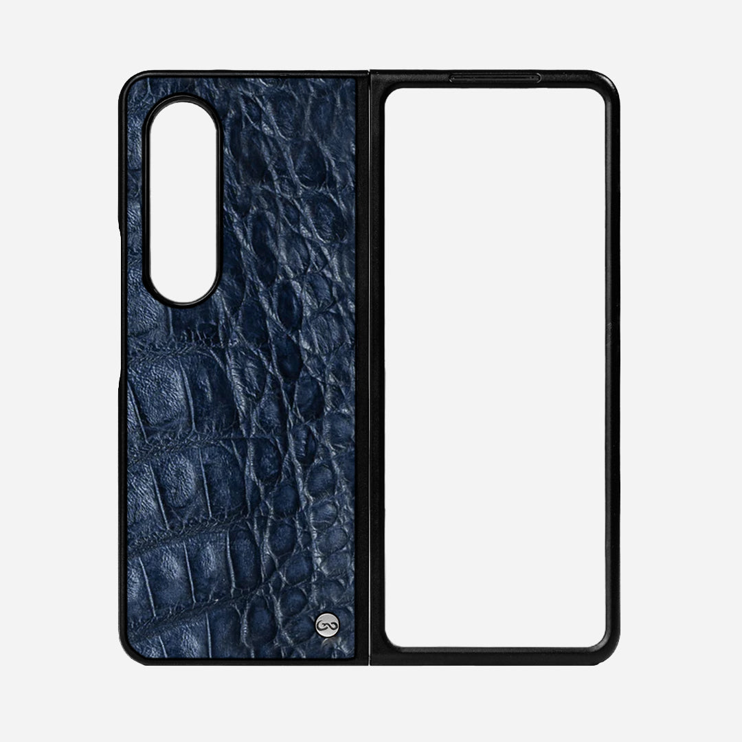 ZFOLD4  - Billionaire Croc Navy Blue