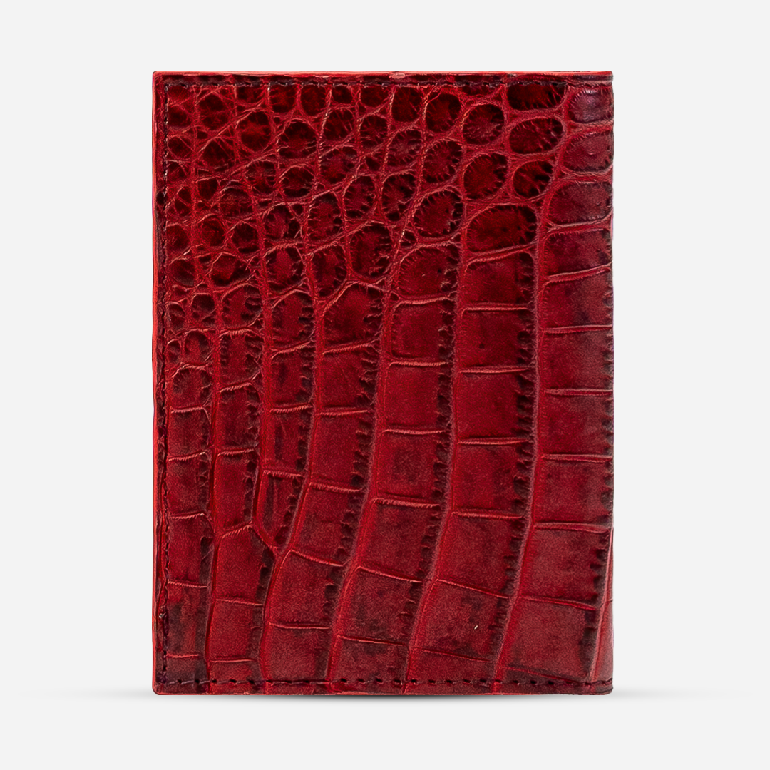 Funda Pasaporte "Il commendatore" Billionaire Croc Red