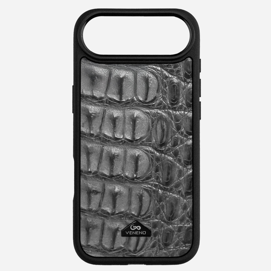 Funda iPhone 17 Air Billionaire Croc Gray