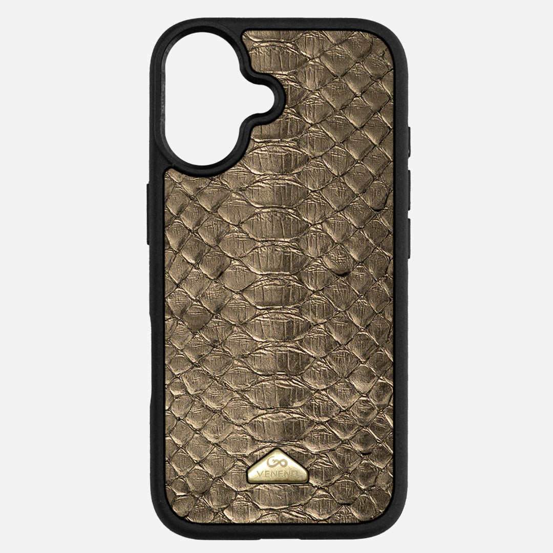 Funda iPhone 17 Python Sahara Gold