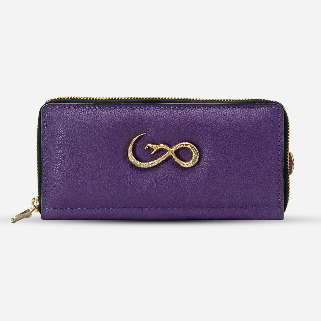 Cartera Larga "The Glam" Grape