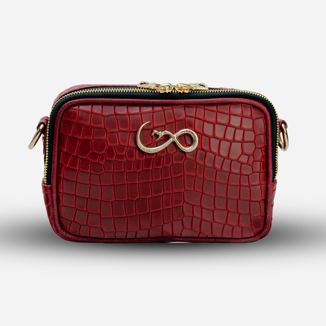 Documentera Mini "Aisha" - Faux Rouge