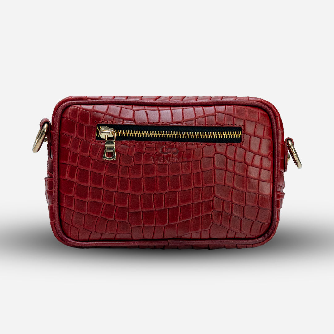 Documentera Mini "Aisha" - Faux Rouge