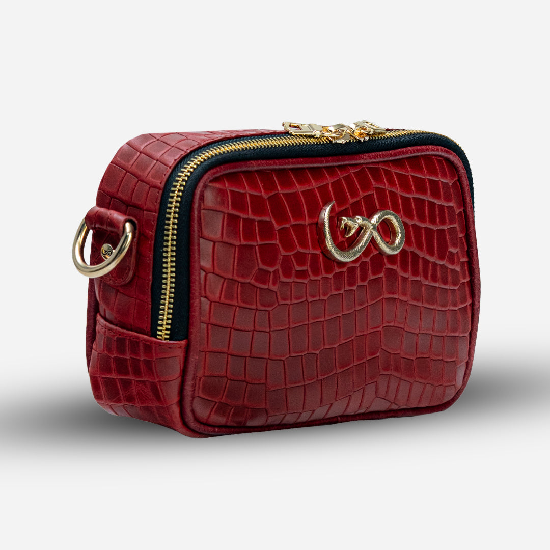 Documentera Mini "Aisha" - Faux Rouge