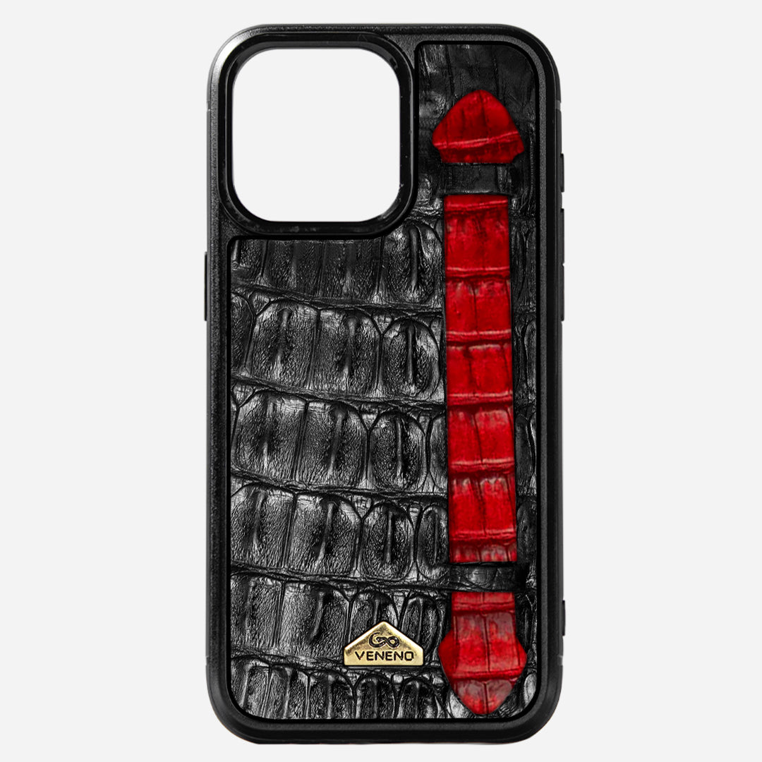 Funda iPhone 15 Pro Max - StrapX Cherry Noir