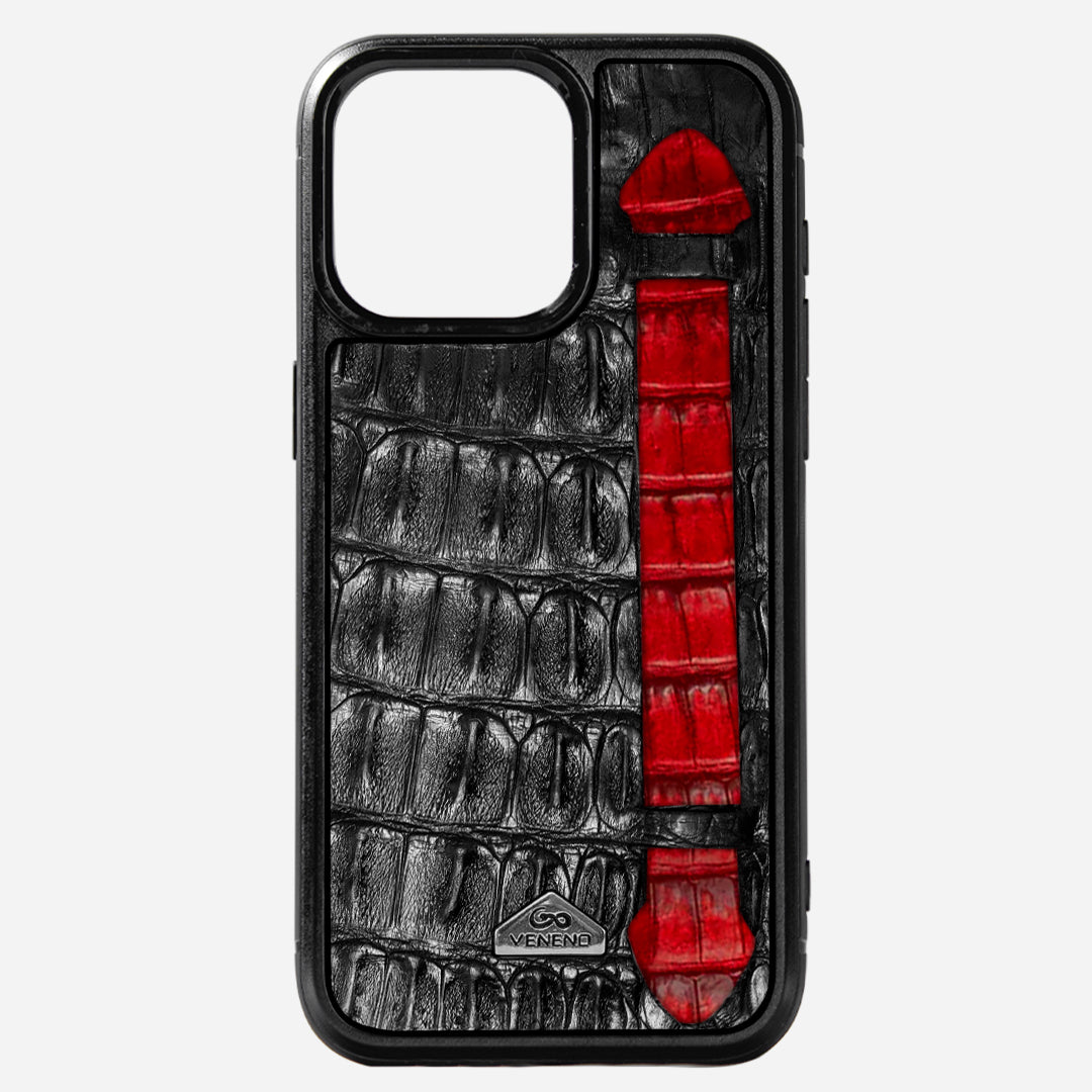 Funda iPhone 15 Pro Max - StrapX Cherry Noir