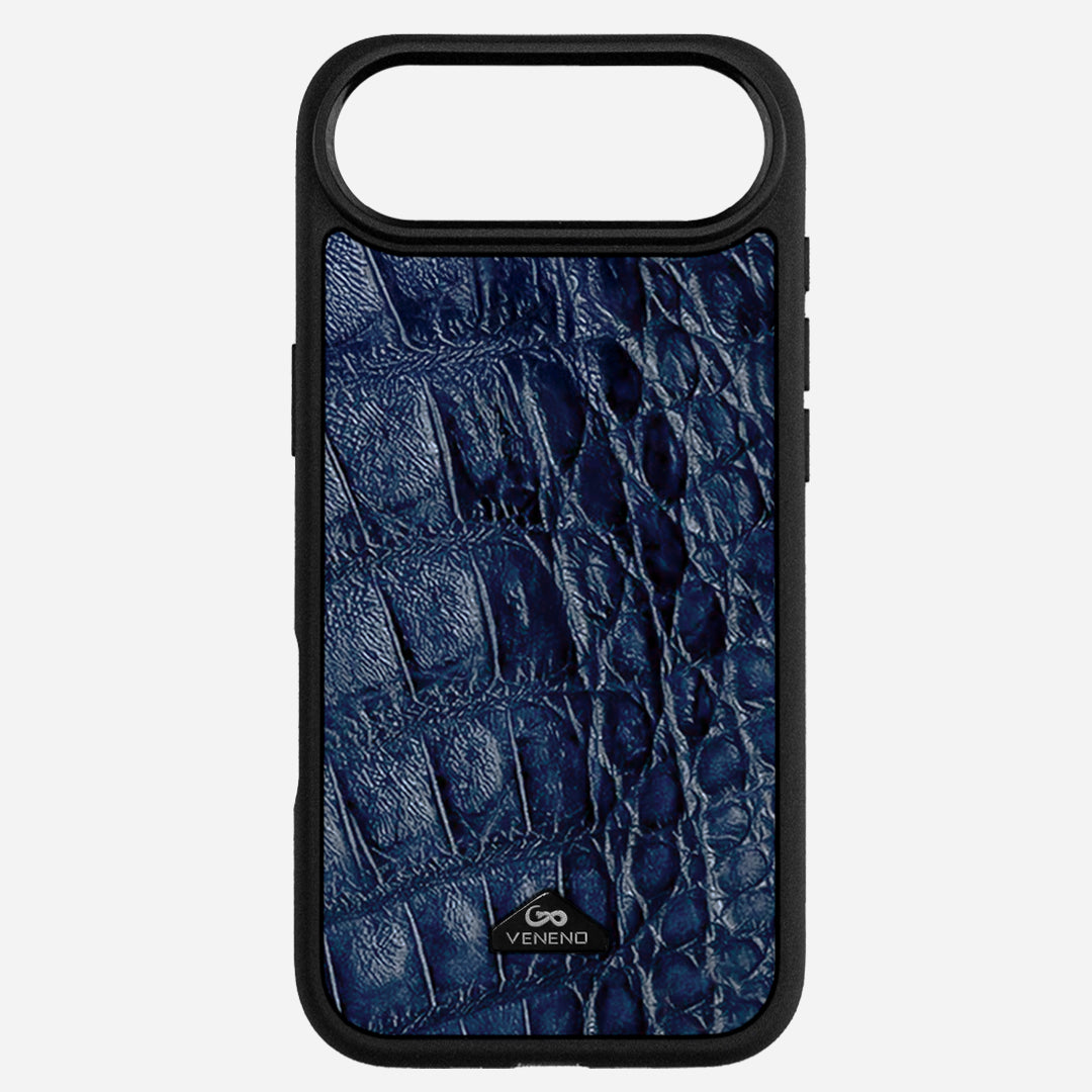 Funda iPhone 17 Air Billionaire Croc Navy Blue