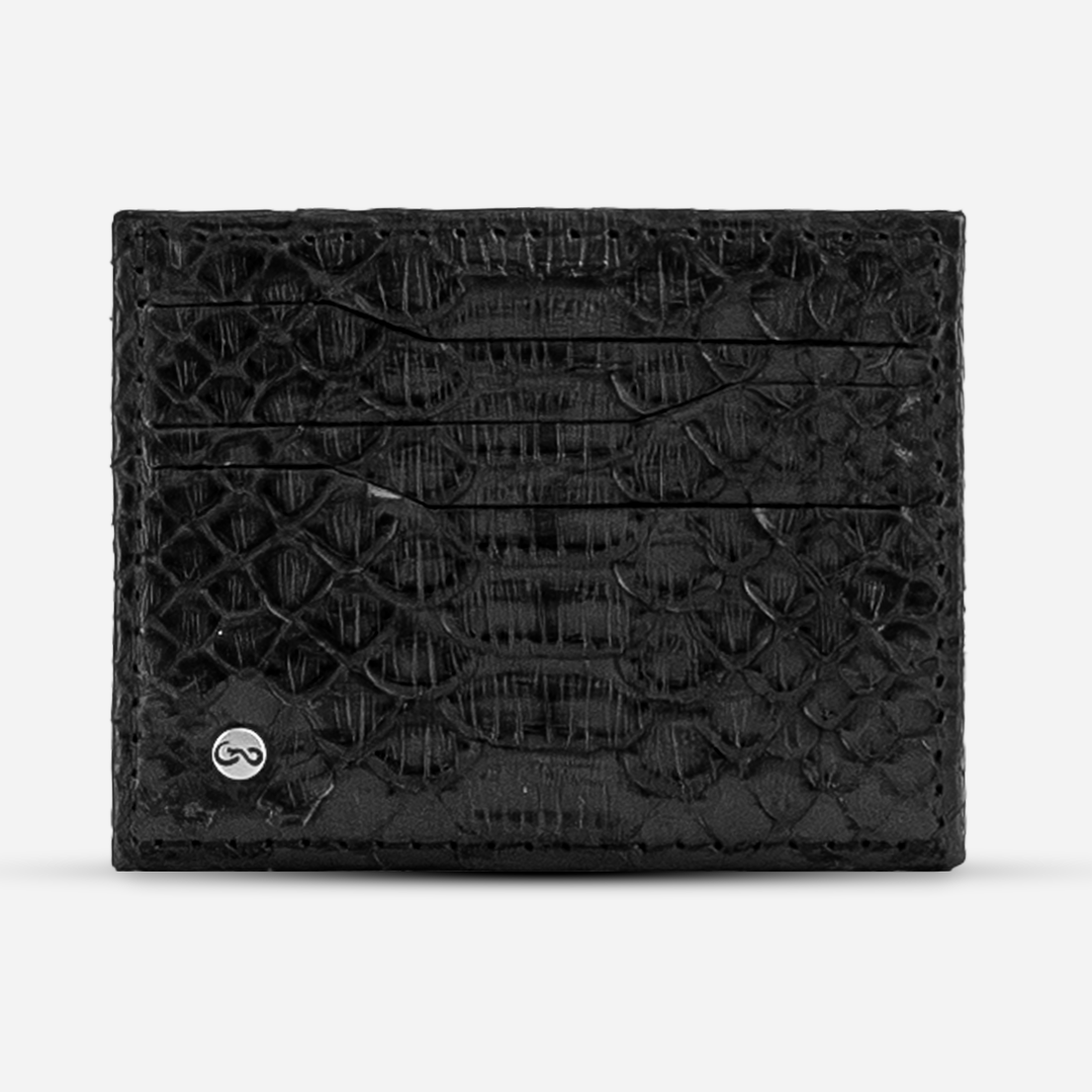 Tarjetero Horizontal "Turbo" Python Black