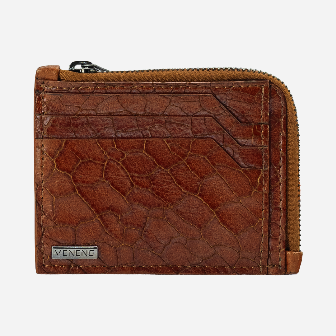 Cartera con Zipper pequeña "The Strike" - Cracked