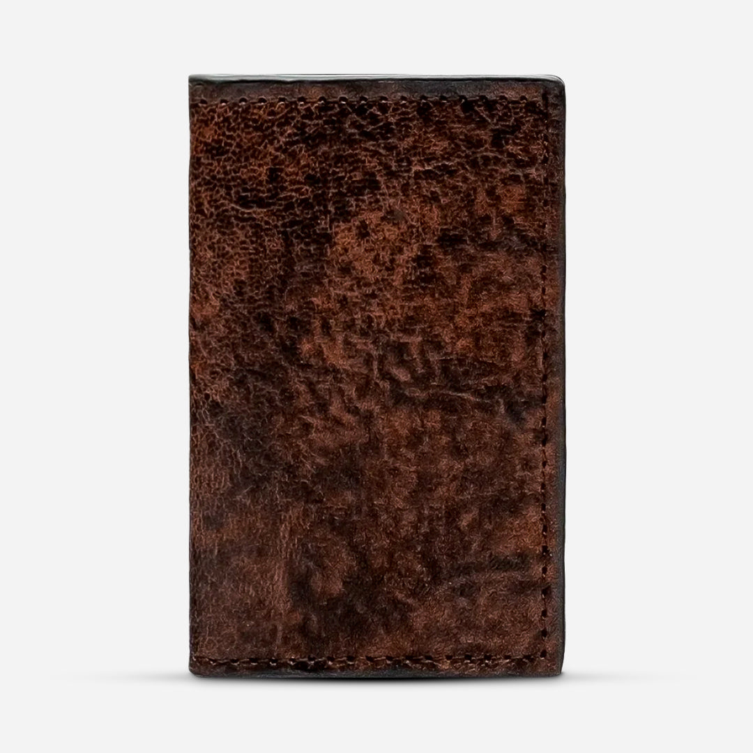 Tarjetero Vertical "Huracán" Deep Brown