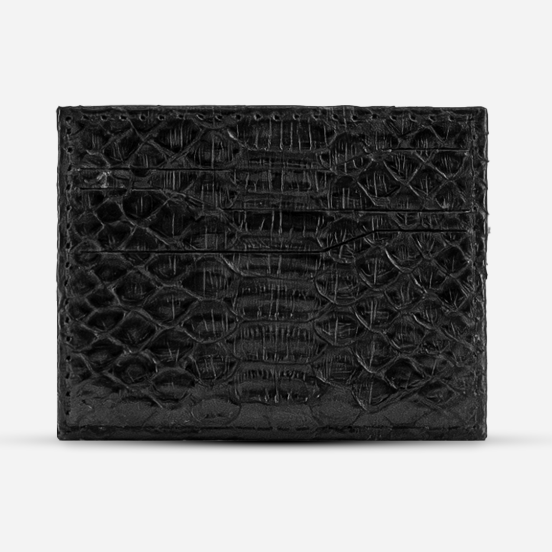 Tarjetero Horizontal "Turbo" Python Black