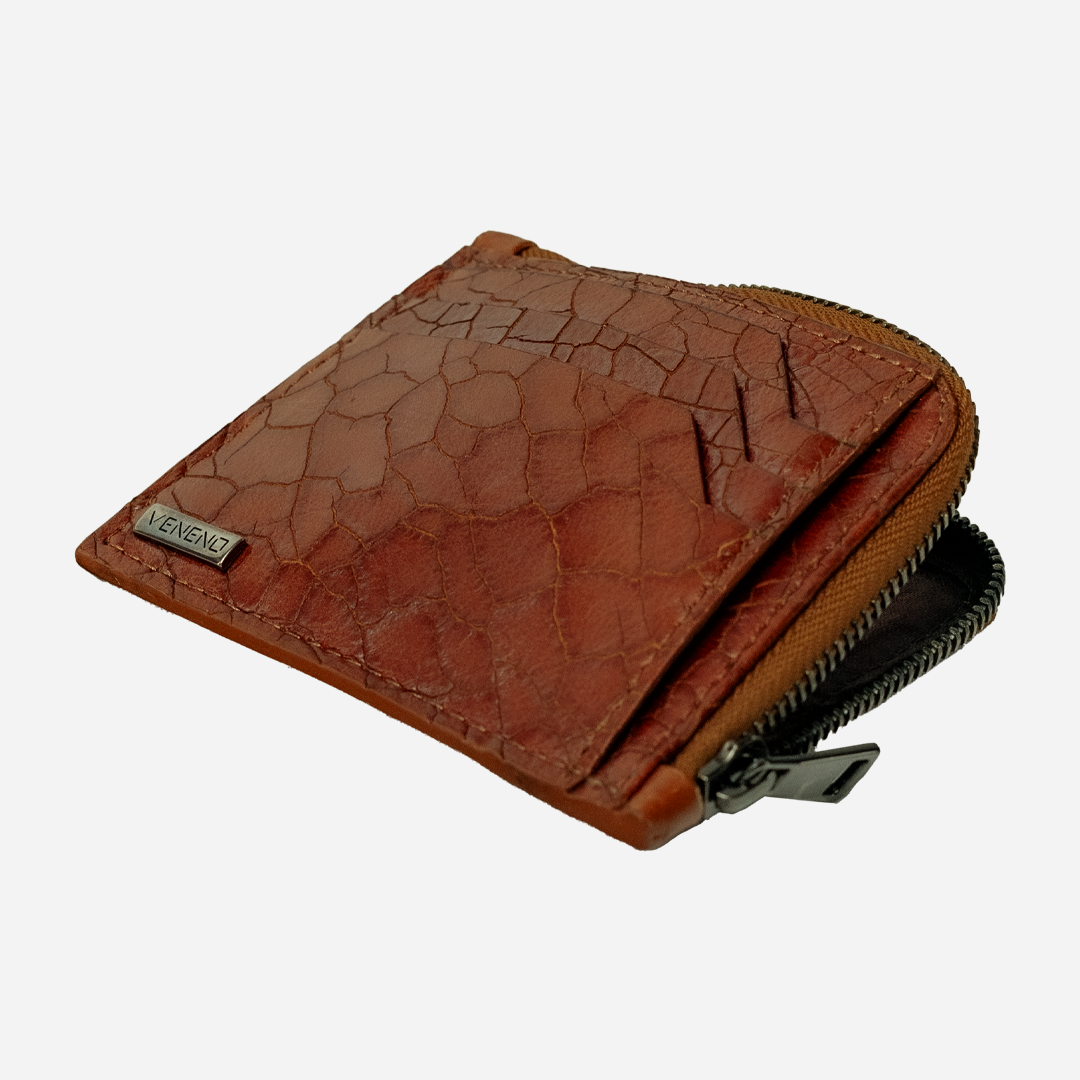 Cartera con Zipper pequeña "The Strike" - Cracked