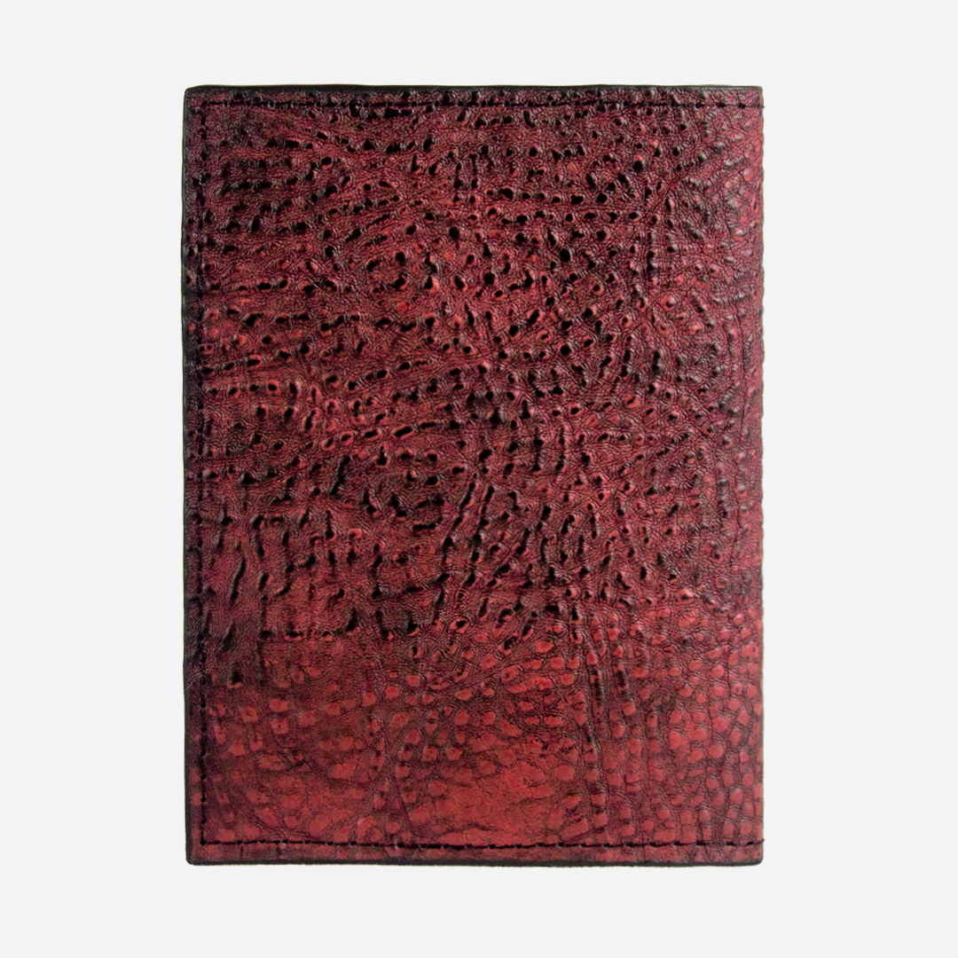 Funda Pasaporte "Il commendatore" Red Lava