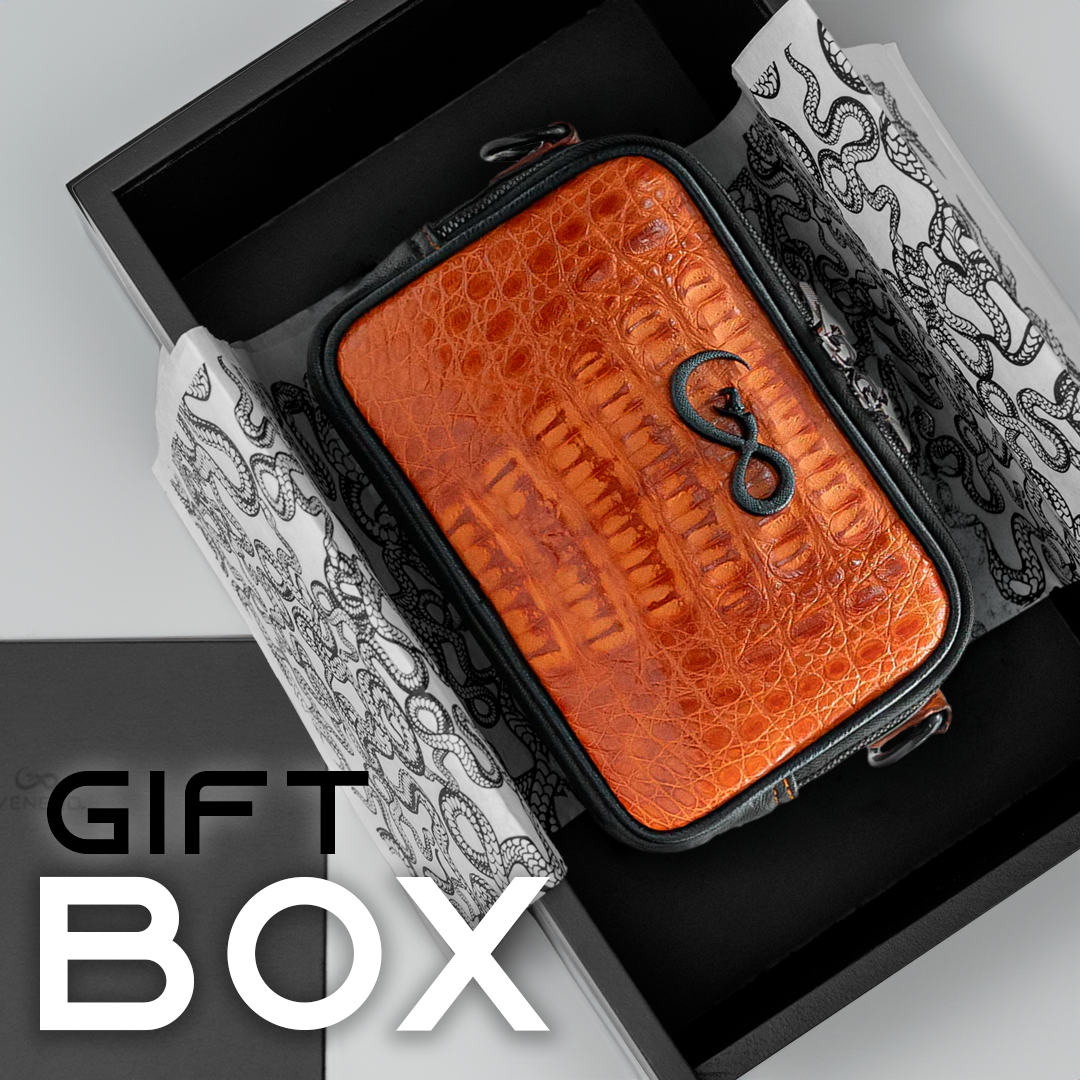 Documentera Mini - Billionaire Croc Orange Sunset