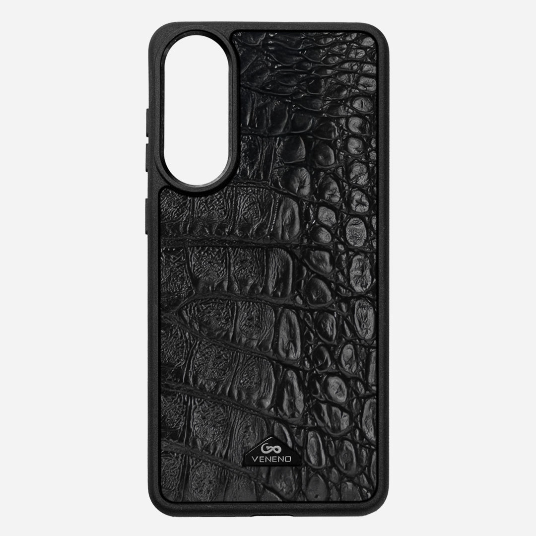Funda S25 Edge Illuminati Billionaire Croc Black