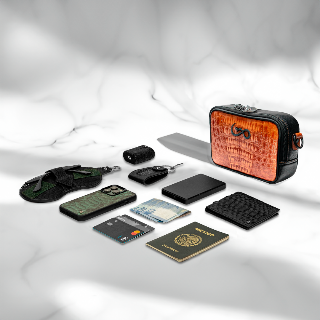 Documentera Mini - Billionaire Croc Orange Sunset