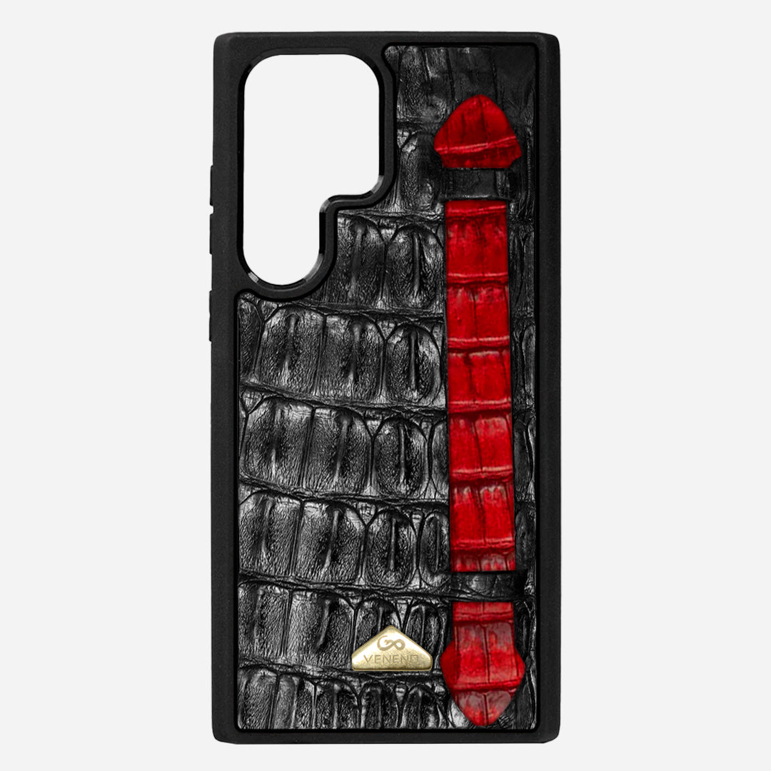 Funda S24 Ultra - StrapX Cherry Noir