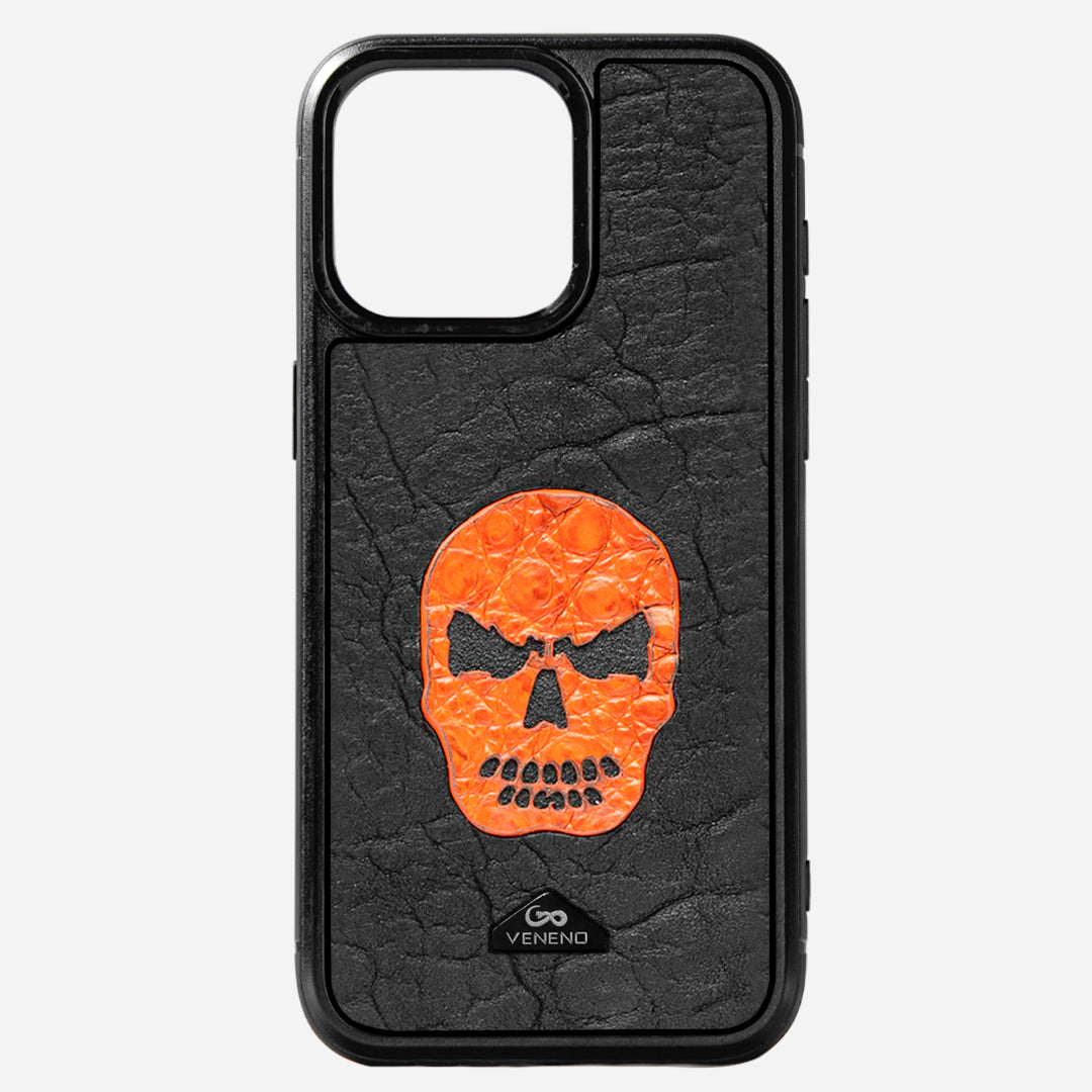 Funda iPhone 15 Pro Max Illuminati Kranium Orange