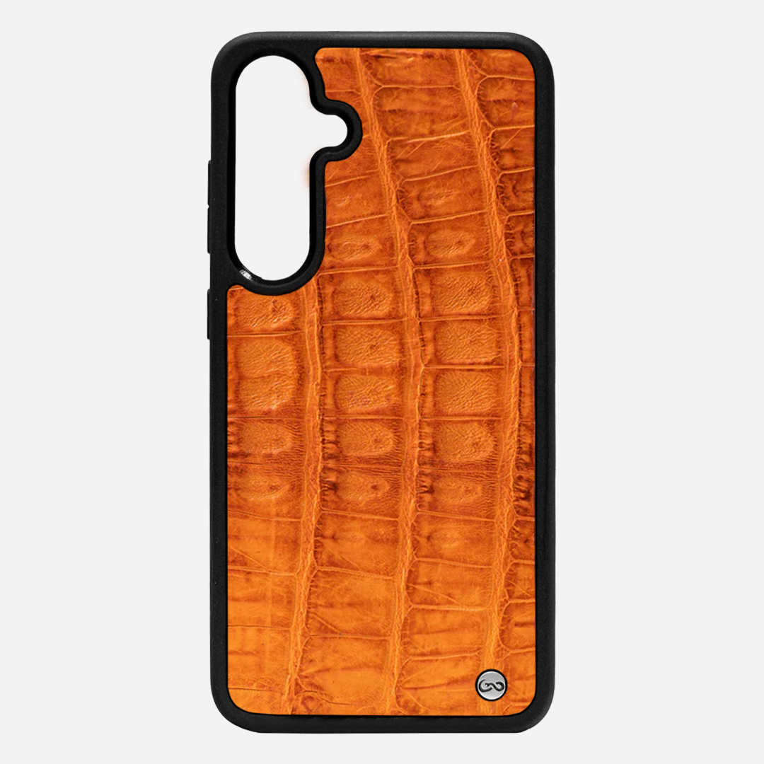 Funda S25 Plus Billionaire Croc Orange Sunset