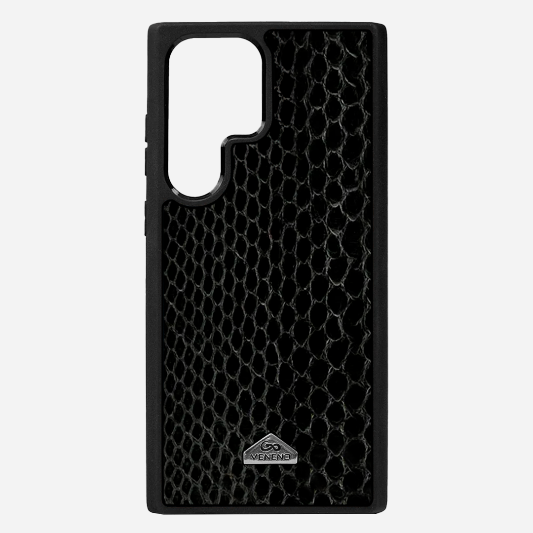Funda S23 Ultra Illuminati Python Half Black
