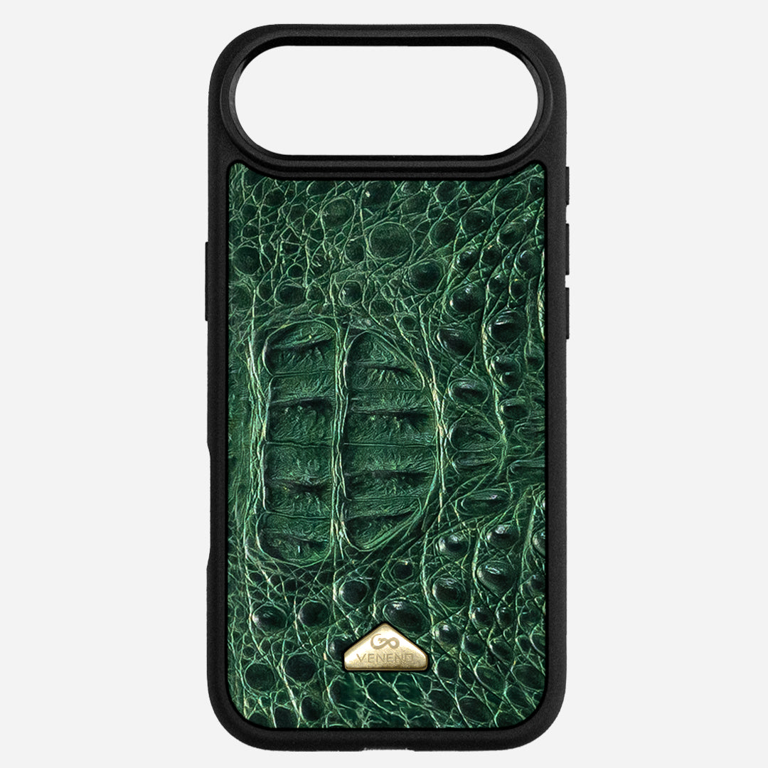 Funda iPhone 17 Air Phantom Croc Green