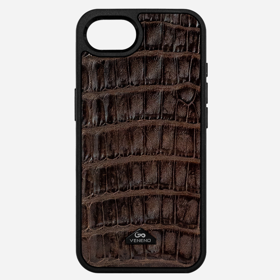 Funda iPhone 16e Billionaire Croc Brown