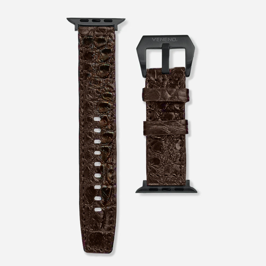 Extensible - Apple Watch Billionaire Croc Chocolate