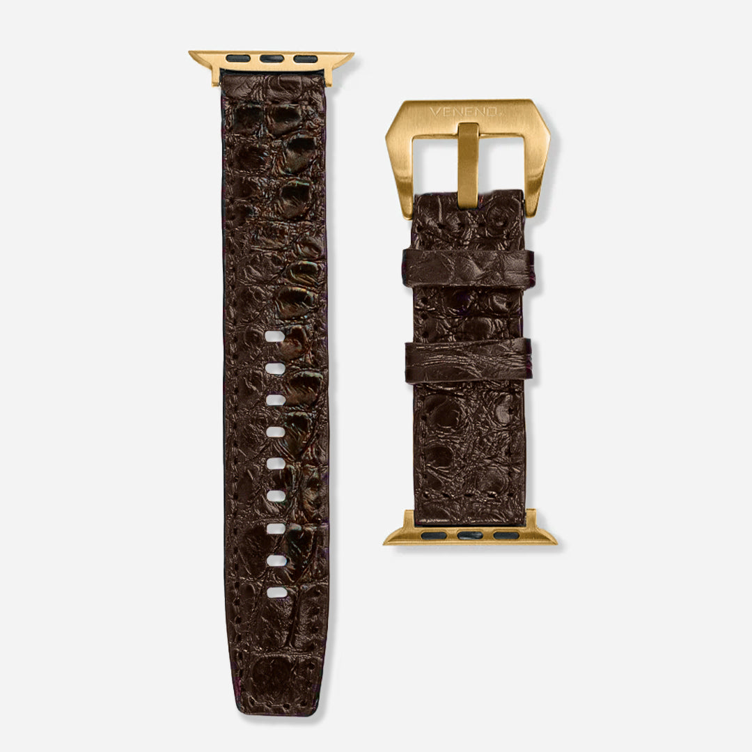 Extensible - Apple Watch Billionaire Croc Chocolate