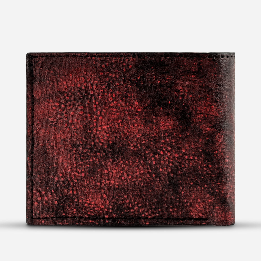 Cartera "The Grid" Deep Red