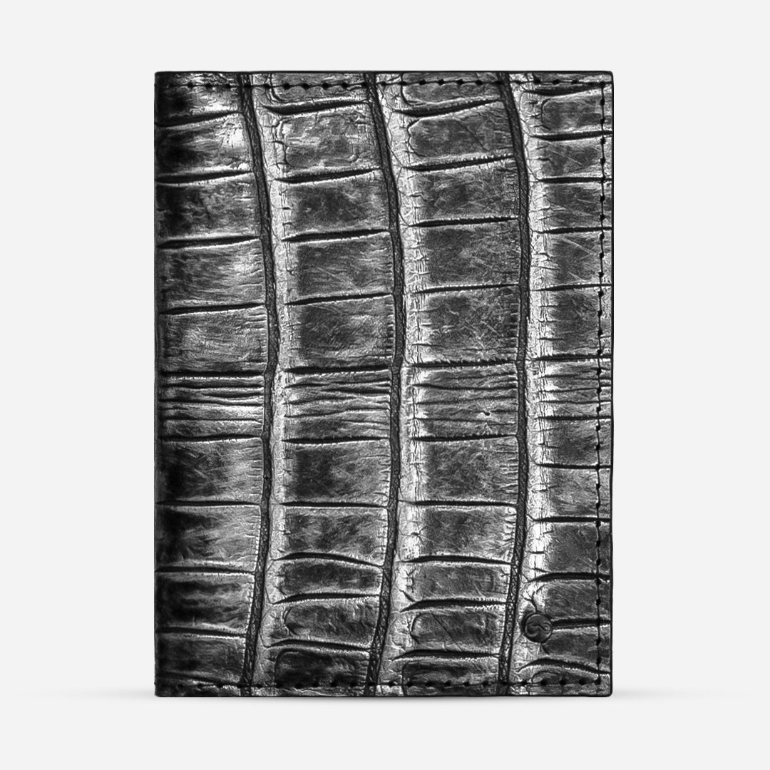 Funda Pasaporte "Il commendatore" Billionaire Croc Eclipse