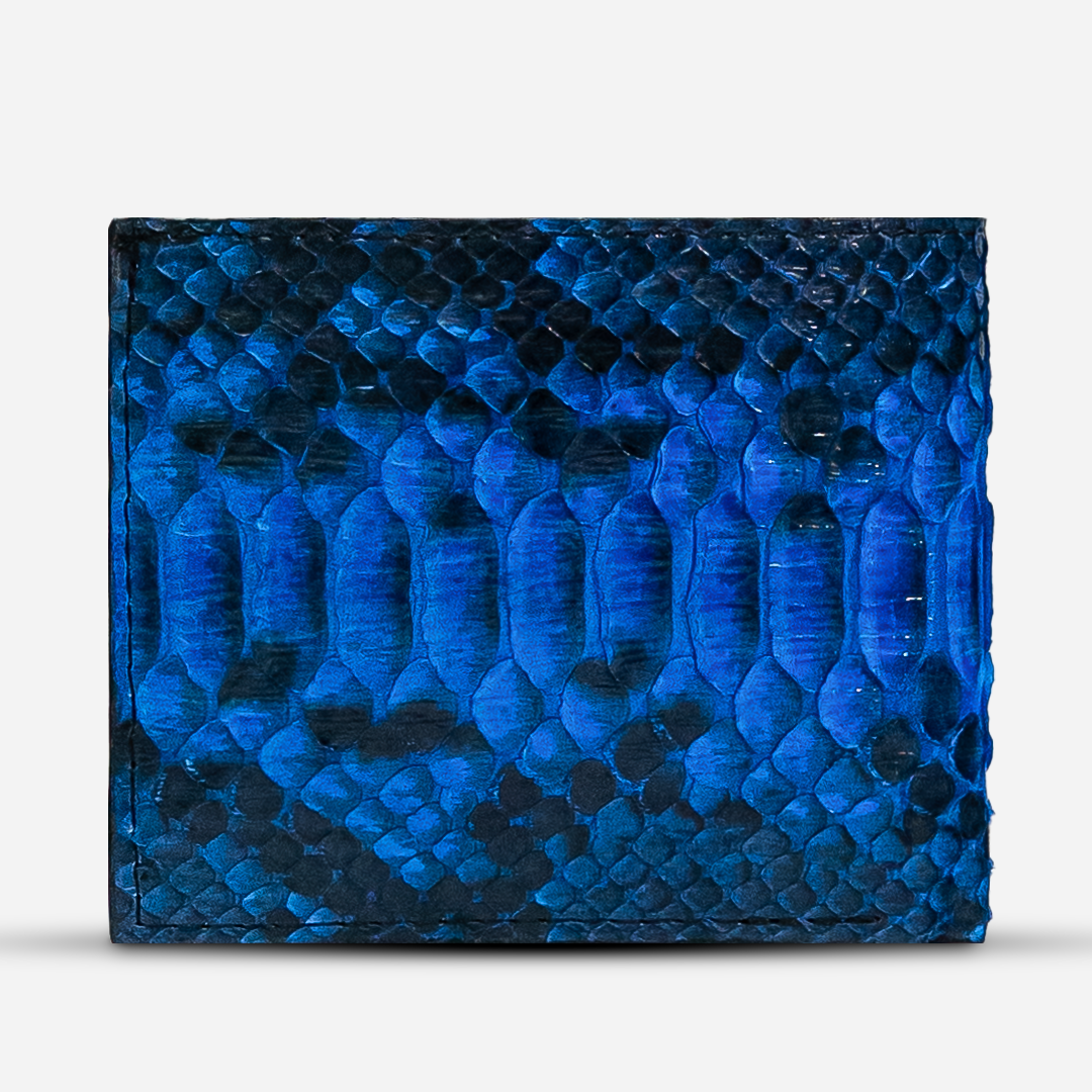 Cartera "The Grid" Python Blue
