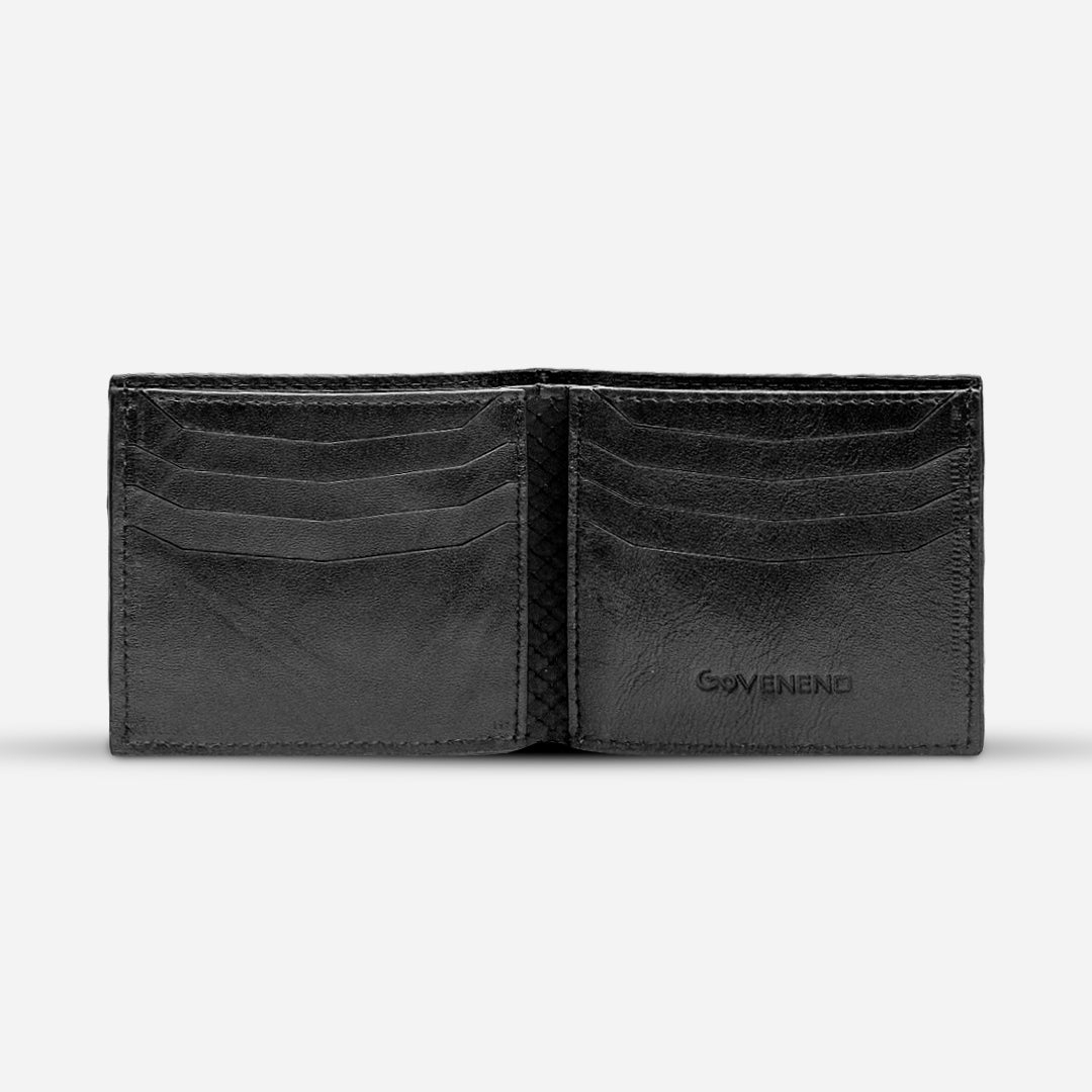 Cartera "The Grid" Python Black