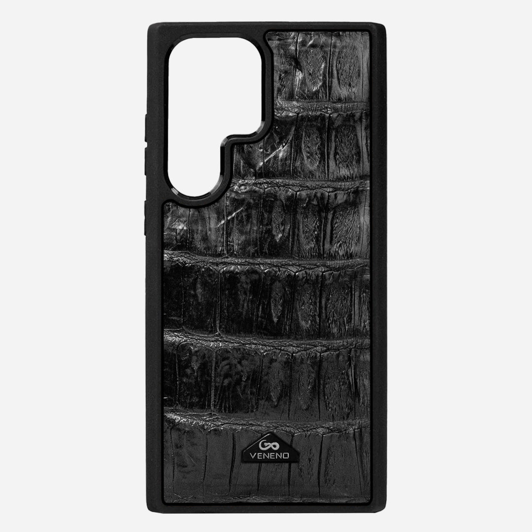 Funda S23 Ultra Illuminati Billionaire Croc Black