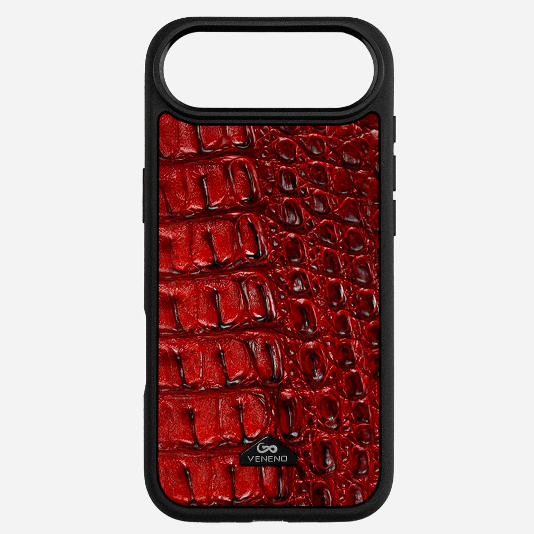Funda iPhone 17 Air Billionaire Croc Red