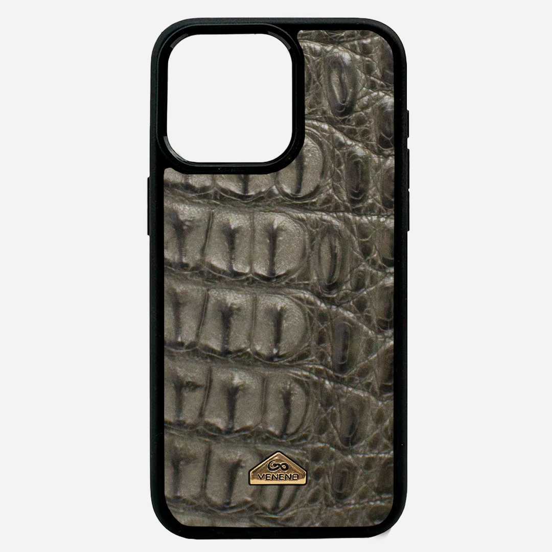 Funda iPhone 14 Pro Max Illuminati Billionaire Croc Gray
