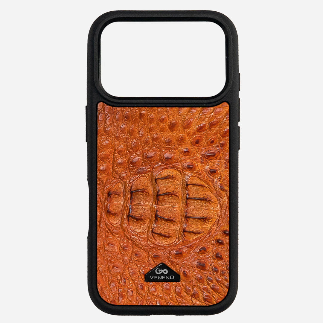Funda iPhone 17 Pro Phantom Croc Sunset