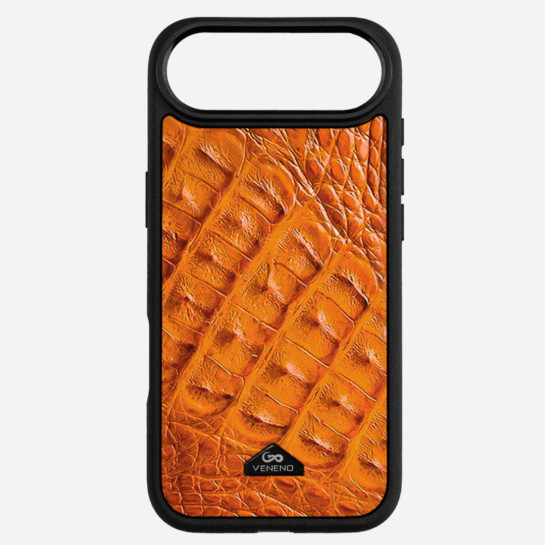 Funda iPhone 17 Air Billionaire Croc Orange Sunset