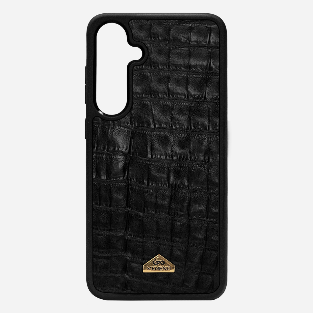 Funda S25 Plus Illuminati Billionaire Croc Black