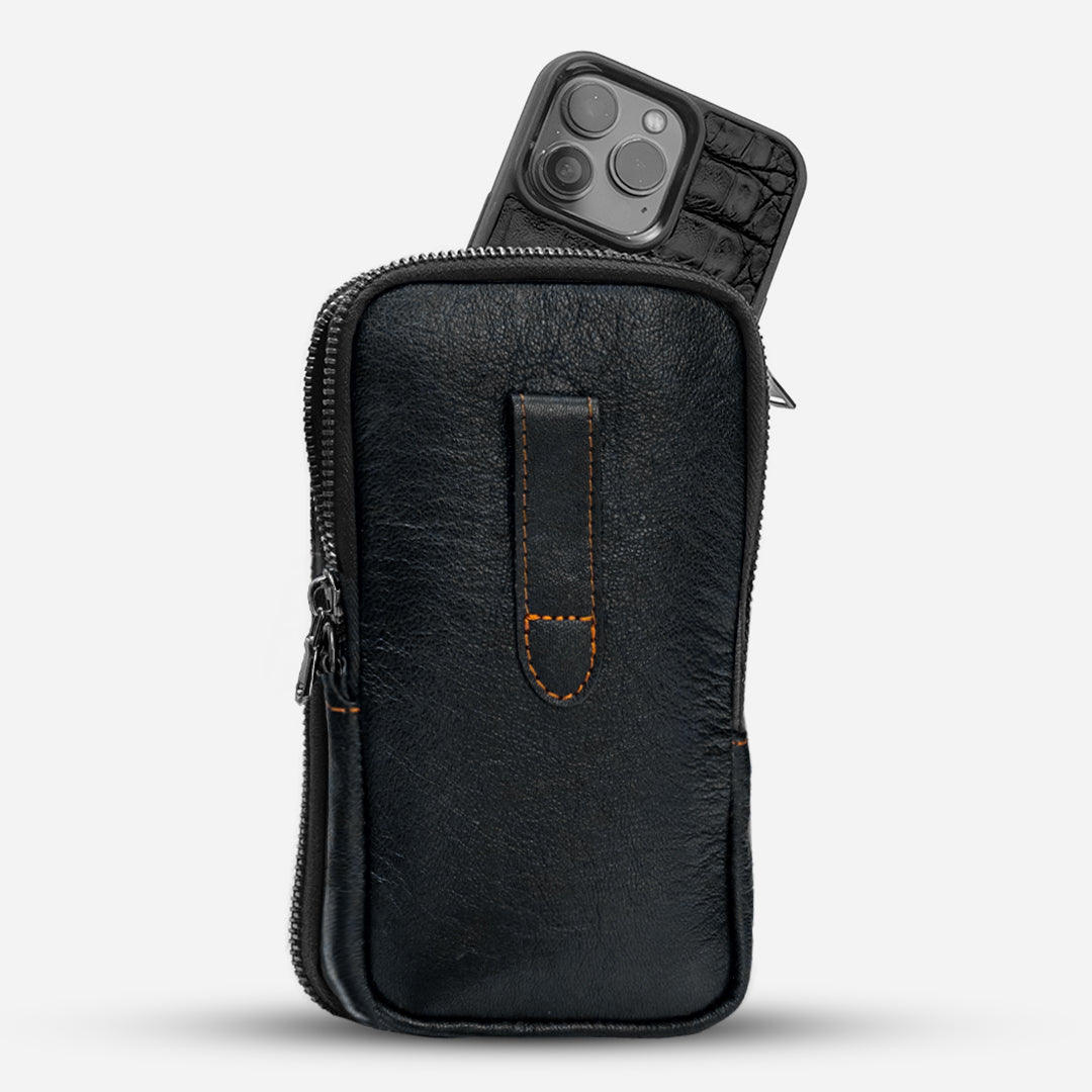 Bolso para Celular - Aike - Billionaire Croc Orange Sunset