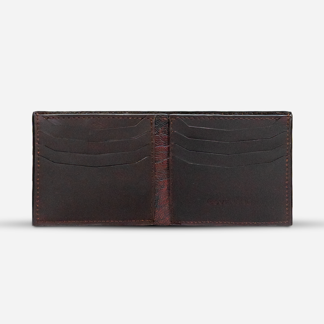 Cartera "The Grid" - Billionaire Croc Russet