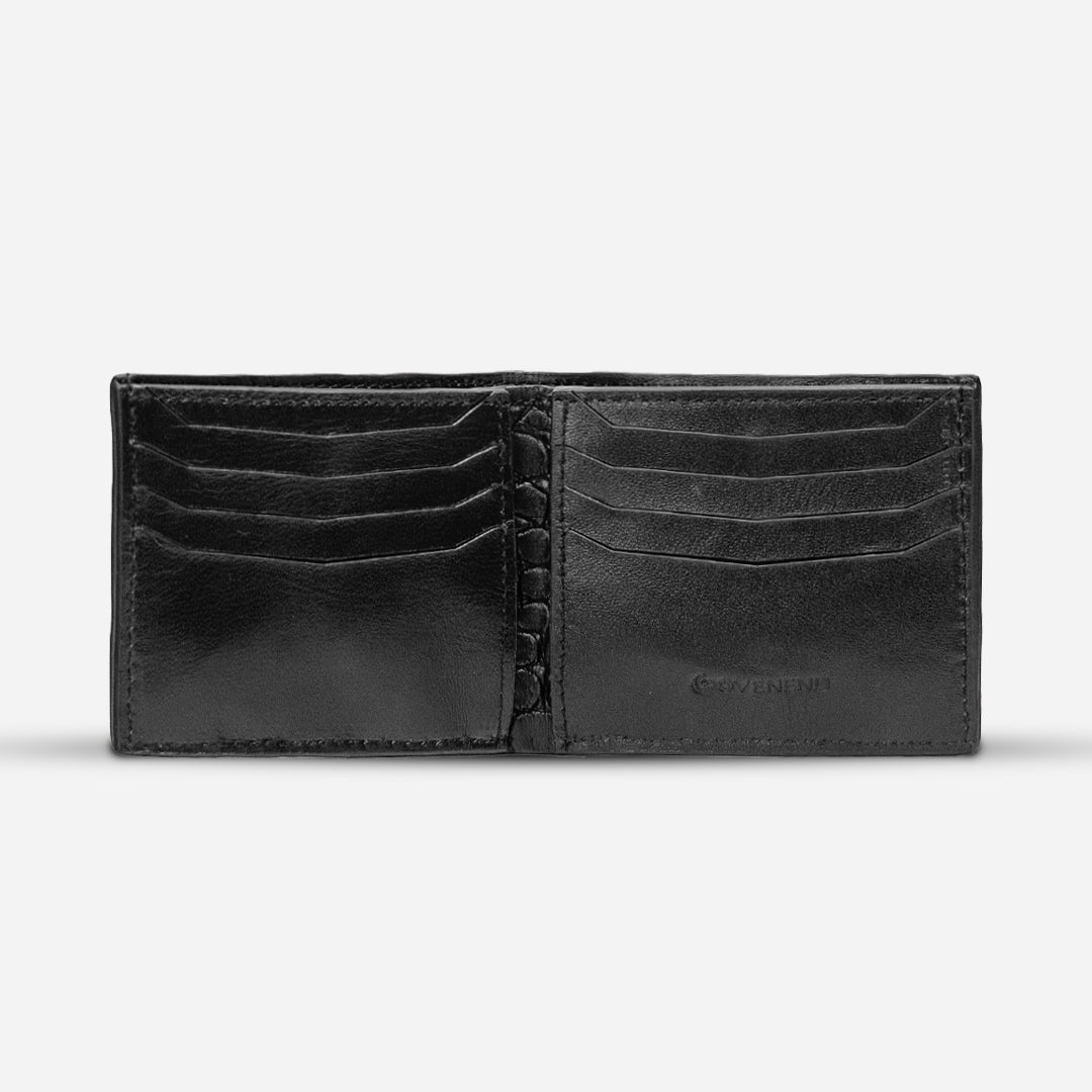 Cartera "The Grid" - Billionaire Croc Black