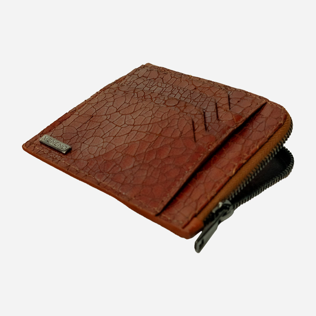 Cartera con Zipper "The Look" -  Cracked