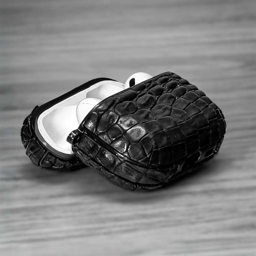 Funda Airpods Pro 3Gen - Billionaire Croc Black