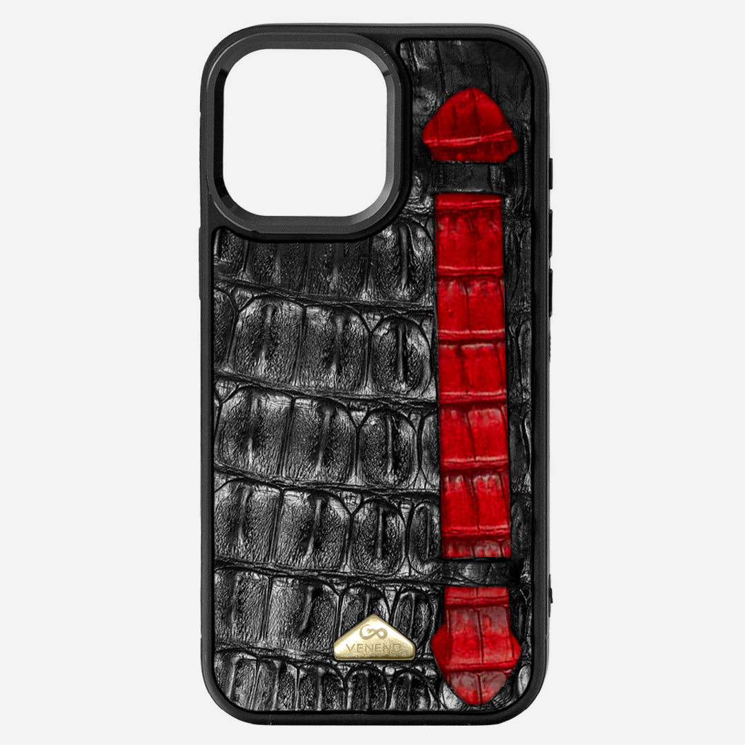 Funda iPhone 16 Pro Max - StrapX Cherry Noir